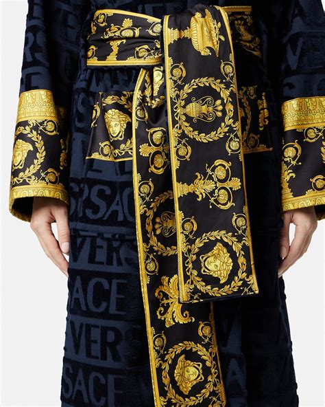 Peignoir I Love Baroque en noir – Versace Home .